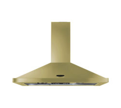 RANGEMASTER LEIHDC90CR/C Chimney Cooker Hood - Cream & Chrome